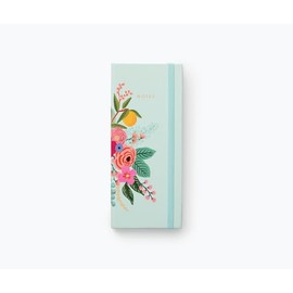 RIFLE PAPER CO. Garden Party Sticky Note Folio, Includes Tear-Off Pad and Sticky Notes in 3 Different Sizes, Gold Foil Accents, Hard Cover, and Elastic Closure. Keep Track of Your Every Day To-Do's