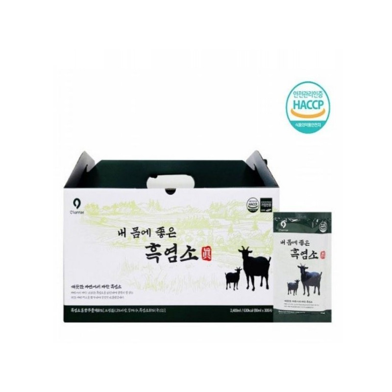 흙염소진액 흑염소즙 흑염소 엑기스 진액 80mlx30포 선물세트 명절 선물 사은품