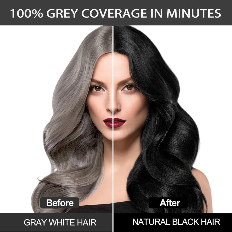 Hair Dye Shampoo 3 In 1-herbal Ingredients Instant Hair Zzz