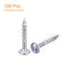 sourcing map #8x1" Pocket Hole Screws, 100pcs Phillips Drive Self