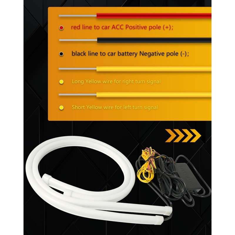 Qasim Sequential LED Strips APP Bluetooth Control RGB Multi Color