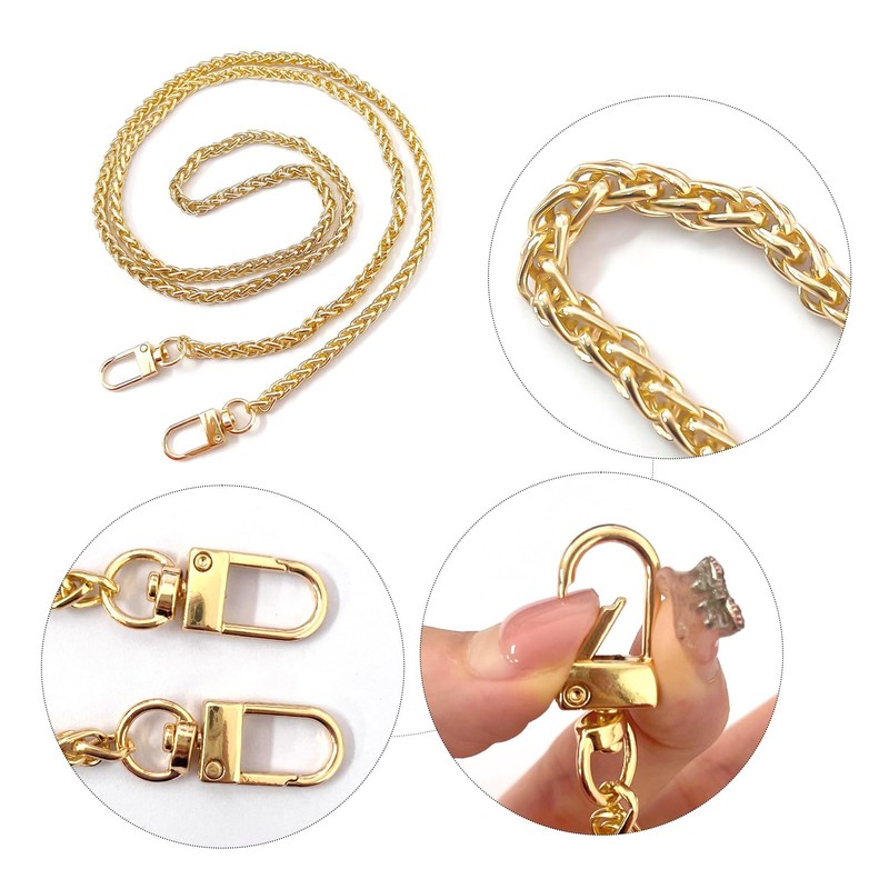 ZBHDEYG 1 x bag chain, gold bag chain, bag strap,