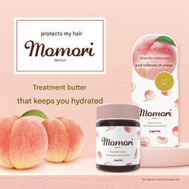 momori/Treatment Butter 1.34oz – Multi Balm for Hair & Skin – Moisturizing, Non-Silicone, Fruity Floral Scent