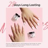 Modelones Dip Powder Nail Kit, 4 Colors Clear Nude White