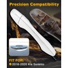 Rear Right Door Handle w/End Cap Cover, Compatible with 2016-2020