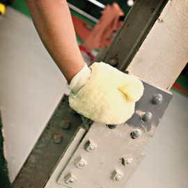 Trimaco SuperTuff Painter's Mitt with thumb , White|whites - 10901