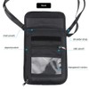 Number-One Neck Pouch Travel Wallet Passport Holder with RFID Blocking