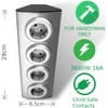 Miratic Corner Socket Kitchen Power Strip Kitchen 4 Compartments with