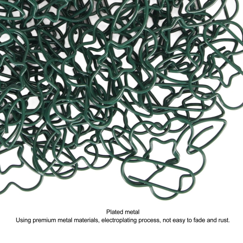 90pcs Metal Paper Clips Creatively Cute Paper Clips Small Portable