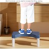Brrnoo Potty en Cuclillas, Taburete de Inodoro Azul, Silla de
