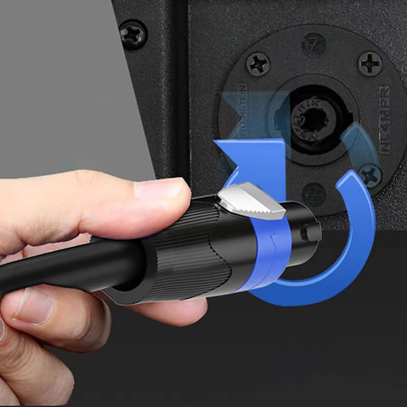 tunghey 5Pack 4-Pole 4Pin NL4FC Connector Ohm Plug Speaker Audio