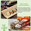 SXTDKMJ 4 PCS Sushi Making Kit, Sushi Rolling Mat Bamboo
