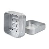 2PCS Soap Box, Aluminium Soap Cases with Drain Strainer, Bar