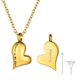 Richsteel Chains To Put Ashes In Boys Urn Cremation Jewellery For Grandad Memory Womens Necklace