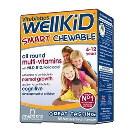 Vitabiotics Wellkid Muli-Vitamins Chewable, 30 Tablets