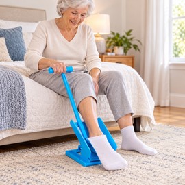 Flexible Sock Aid for Easy Dressing – Portable Plastic Stocking Slider Helper for Daily Dressing Assistance