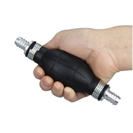 Pactrade Marine Rubber Fuel Pump Hand Large Primer Bulb Fuel Hose Boat Marine Car RV (10mm (3/8''))
