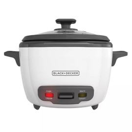 BLACK+DECKER BLACK DECKER 16 Cup Rice Cooker with Steaming Basket and Keep Warm Function