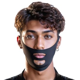GGUFAY V-Gesichtsmasken, Gesichtsbandage, Lifting-Maske fürs Kinn, Wiederverwendbarer Doppelkinn-Reduzierer, V-Linien-Maske.