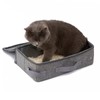 Foldable Waterproof Travel Litter Box for Cats, Travel Cat Litter