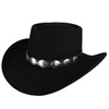 Bailey Western Men's Ellsworth Cowboy Hat, Black, 6.875