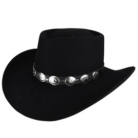 Bailey Western Men's Ellsworth Cowboy Hat, Black, 6.875