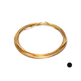 16 Gauge, Jeweler's Brass Wire, Red Brass, Round, Dead Soft, CDA #230 Alloy Jewelry Grade Made in USA - 5FT by CRAFT WIRE