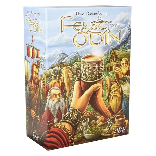 Z-Man Games A Feast For Odin Board Game | Viking Game | Strategy Game | Fun Family Board Game for Adults and Teens | Ages 14+ | 1-4 Players | Average Playtime 30-120 Minutes | Made by Z-Man Games