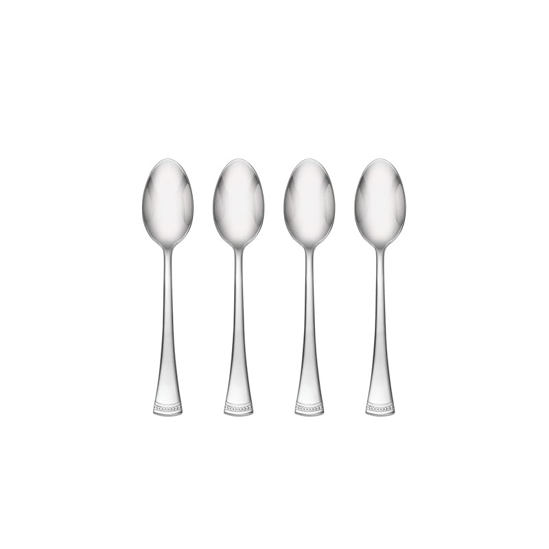 Lenox Portola Teaspoons, Set of 4, 0.35, Stainless