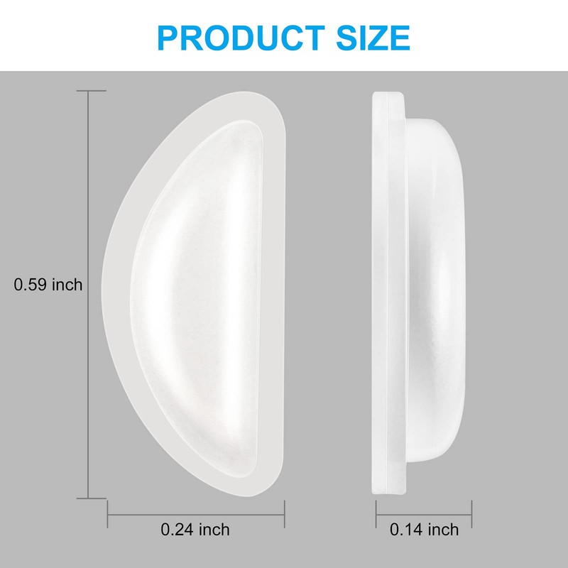 SURMAP Eyeglass Nose Pads, Comfort Soft Silicone Glasses Nose Pad,