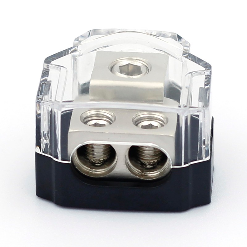 Sinllannd 2 Way Power Distribution Block Zinc Alloy Car Audio