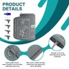 Replacement Extra Large Cuff Compatible with Omron BP Monitors, Adjustable