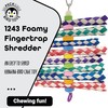 Impeckable Bird Toys 1243 Foamy Fingertrap Shredder Toy with Bamboo,