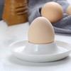 Jidyllic Soft Boiled Egg Holder Set,4 Pcs Egg Cups White