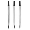 3 Pcs Rollerball Refill, 0.7mm Pen Refills Roller Ball Compatible