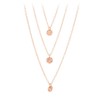 Gorjana 3 Disc Rose Gold Necklace 051105R