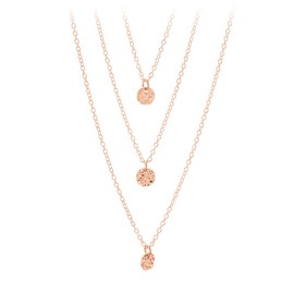 Gorjana 3 Disc Rose Gold Necklace 051105R