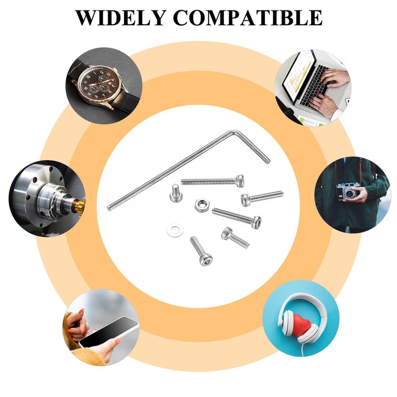 720 Pcs M2 Nuts and Bolts Set, M2 Hex Socket
