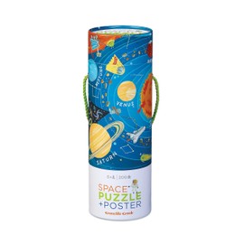 Crocodile Creek Puzzle and Poster - Space - 200 Pieces!