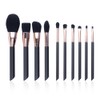 YIHUALE Makeup Brush Set 10 PCS, Eye Makeup Brushes, Lip