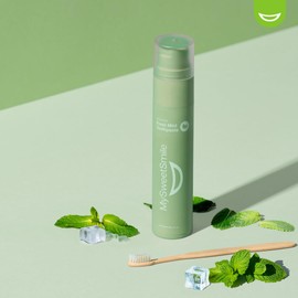 MySweetSmile Fresh Mint Toothpaste - Fluoride Free Formula - Kid-Friendly Toothpaste - Deep Cleaning - Cavity Protection - Refreshing Mint Flavour - 60g