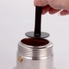 Capiant 3 PACK 2-In-1 Black Espresso Coffee Bean Spoon, Tamping