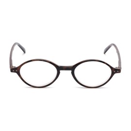 Round Reading Glasses in Tortoise by Readers.com | The Lennon | +1.00
