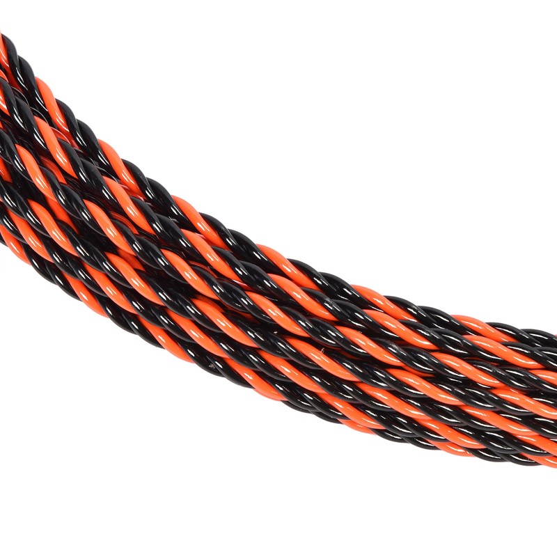 25m Steel Wire Plastic Coated AntiOxidation DoubleColor Twisted for Elevator