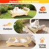 ERGTFVN 3-in-1 Cat Scratcher Bed for Indoor Cats Sisal Scratcher