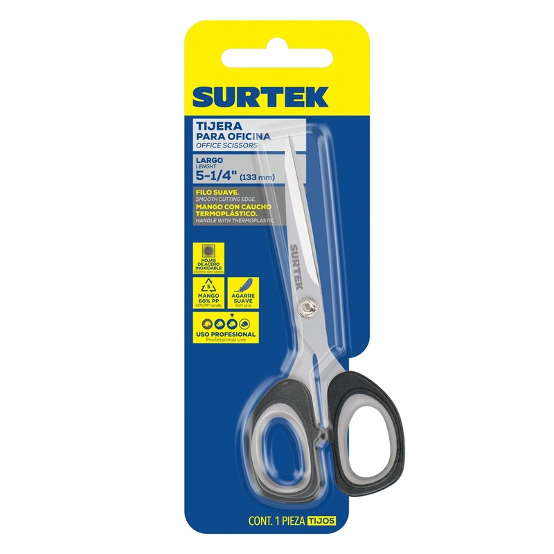 Surtek Tijera para Oficina, largo 5 1/4"