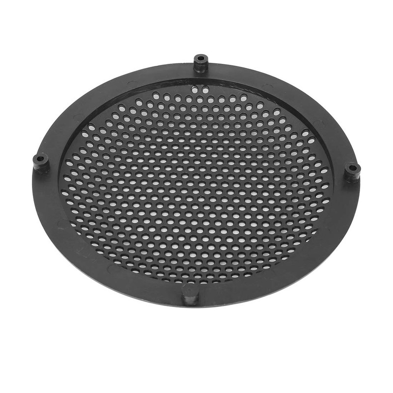 X AUTOHAUX 8pcs 6.5" Plastic Audio Speaker Cover Mesh Subwoofer
