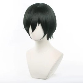Sizuuenn Blue Rock Itoshi Rin Wig, Cosplay, Heat Resistant Wig, High Temperature Hair Yarn, Cosplay Wig, Dedicated Network, For Events, School Festivals, Cultural Festivals, Photography, Disguise