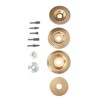 Wood Carving Disc Rotary File Set Angle Grinder Grinding Shaping