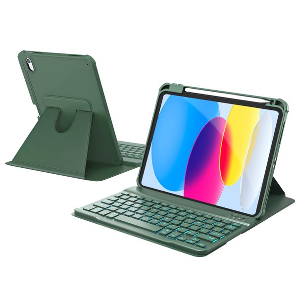 RAYMCRAFT RAYMCRAFT for iPad 11th(A16, 2025)/10th Generation Case with Keyboard,